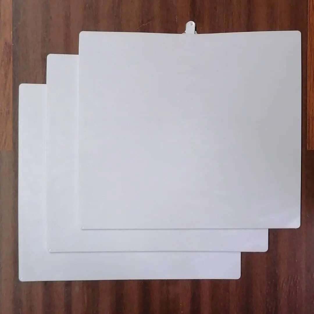 Láminas de P.V.C., para llaveros