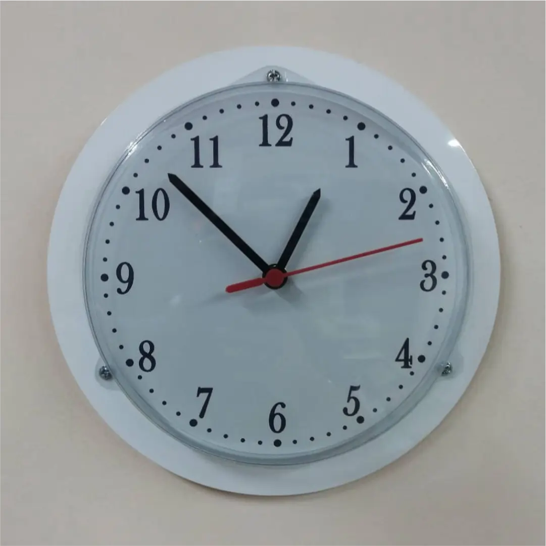 Reloj pared tipo económico redondo